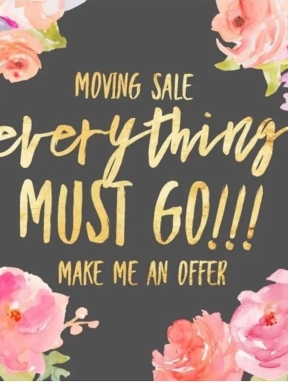 Moving Sale!  Make me an offer 🩷